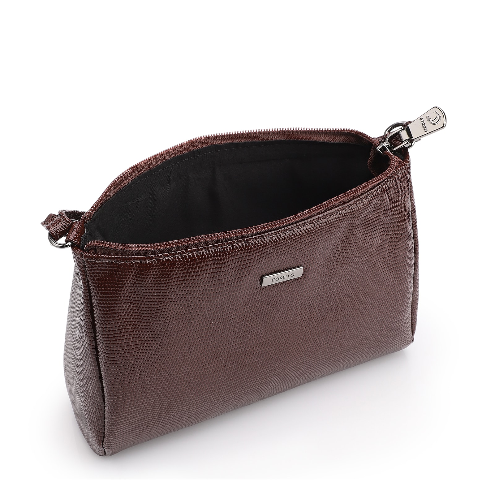 Bolsa Transversal Alt Lezard Marrom