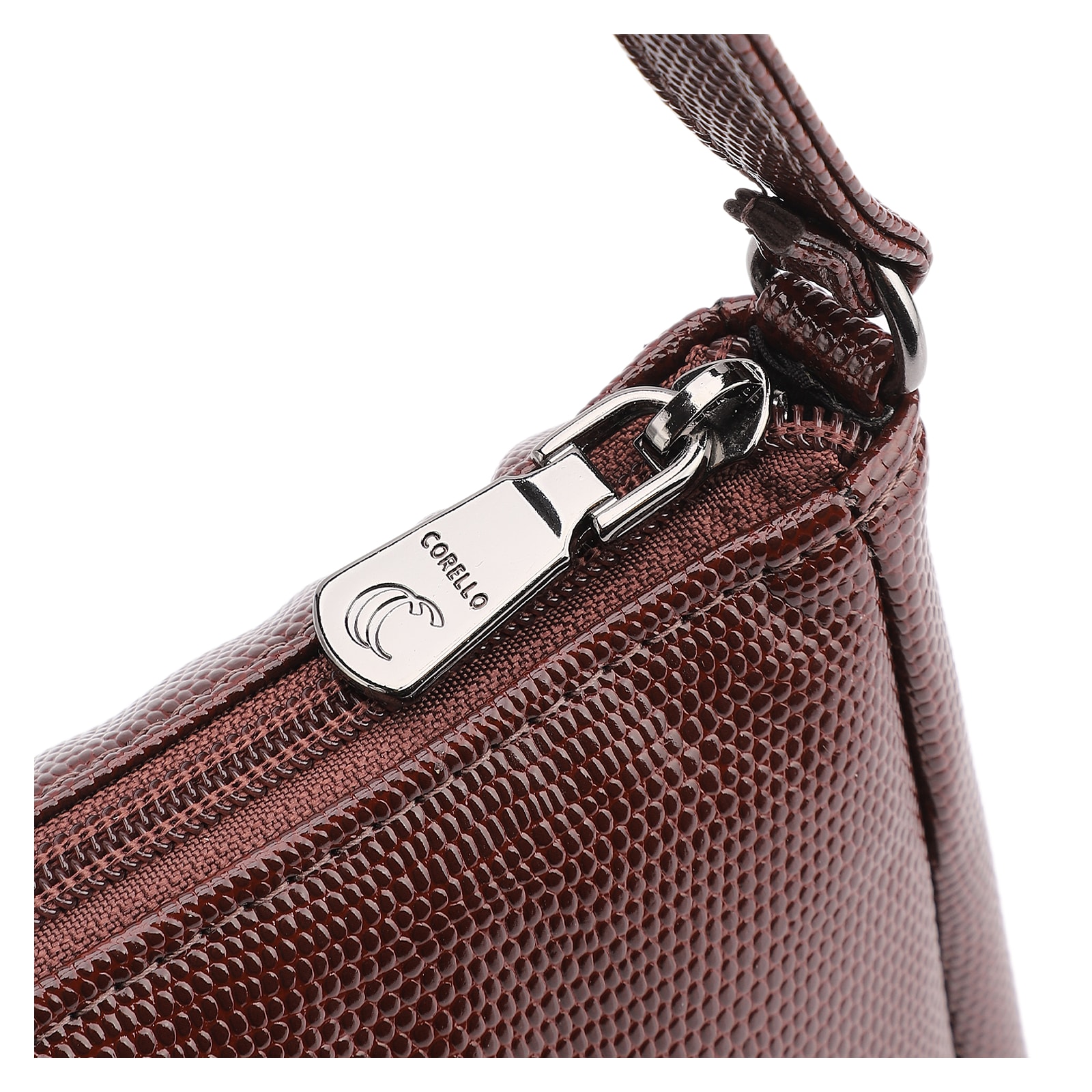 Bolsa Transversal Alt Lezard Marrom