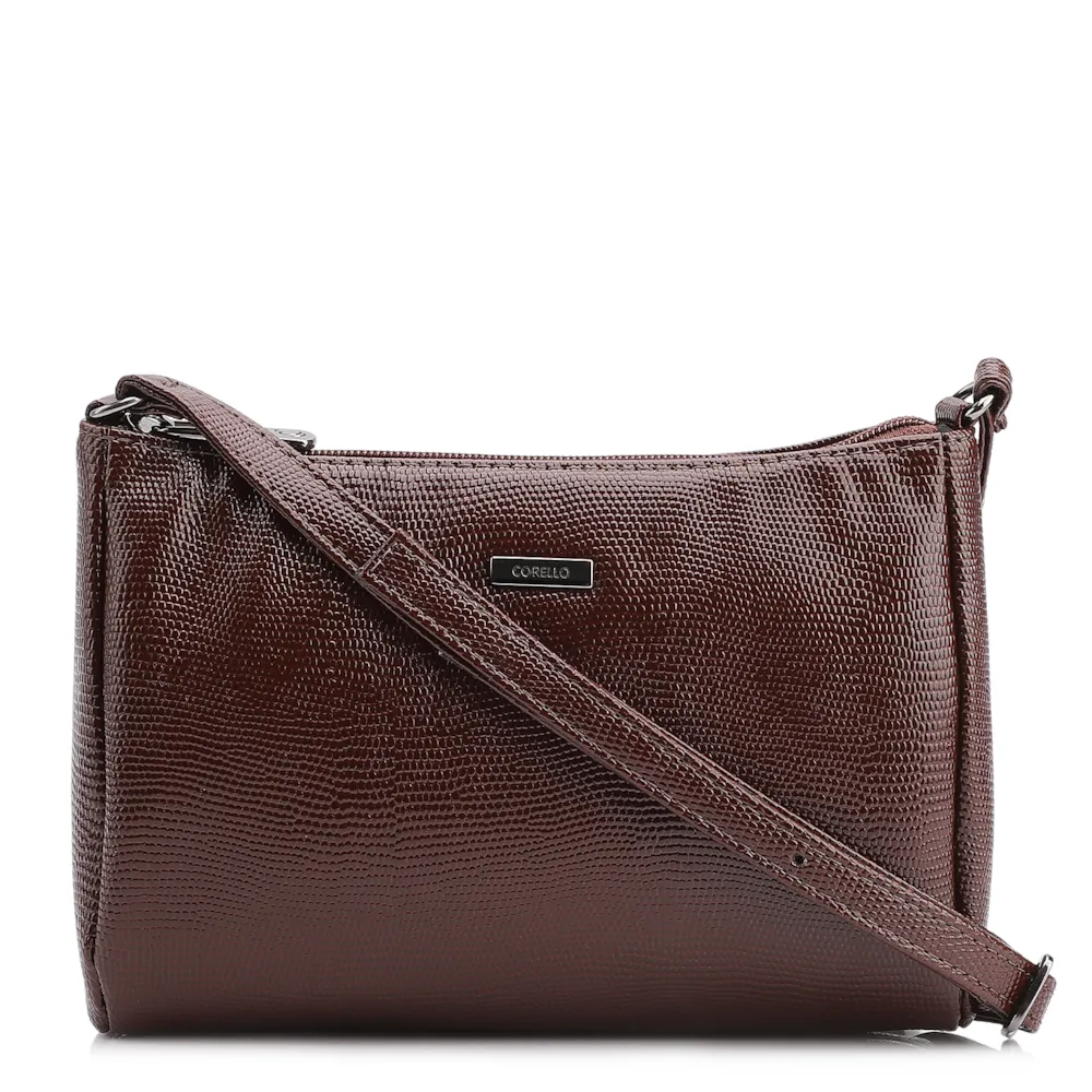 Bolsa Transversal Alt Lezard Marrom