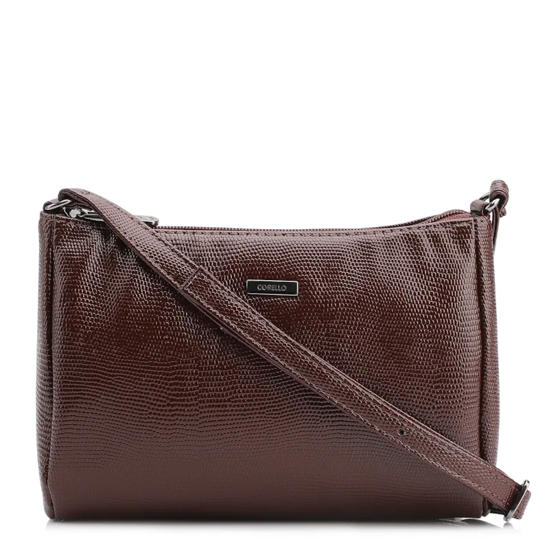 Bolsa Transversal Alt Lezard Marrom
