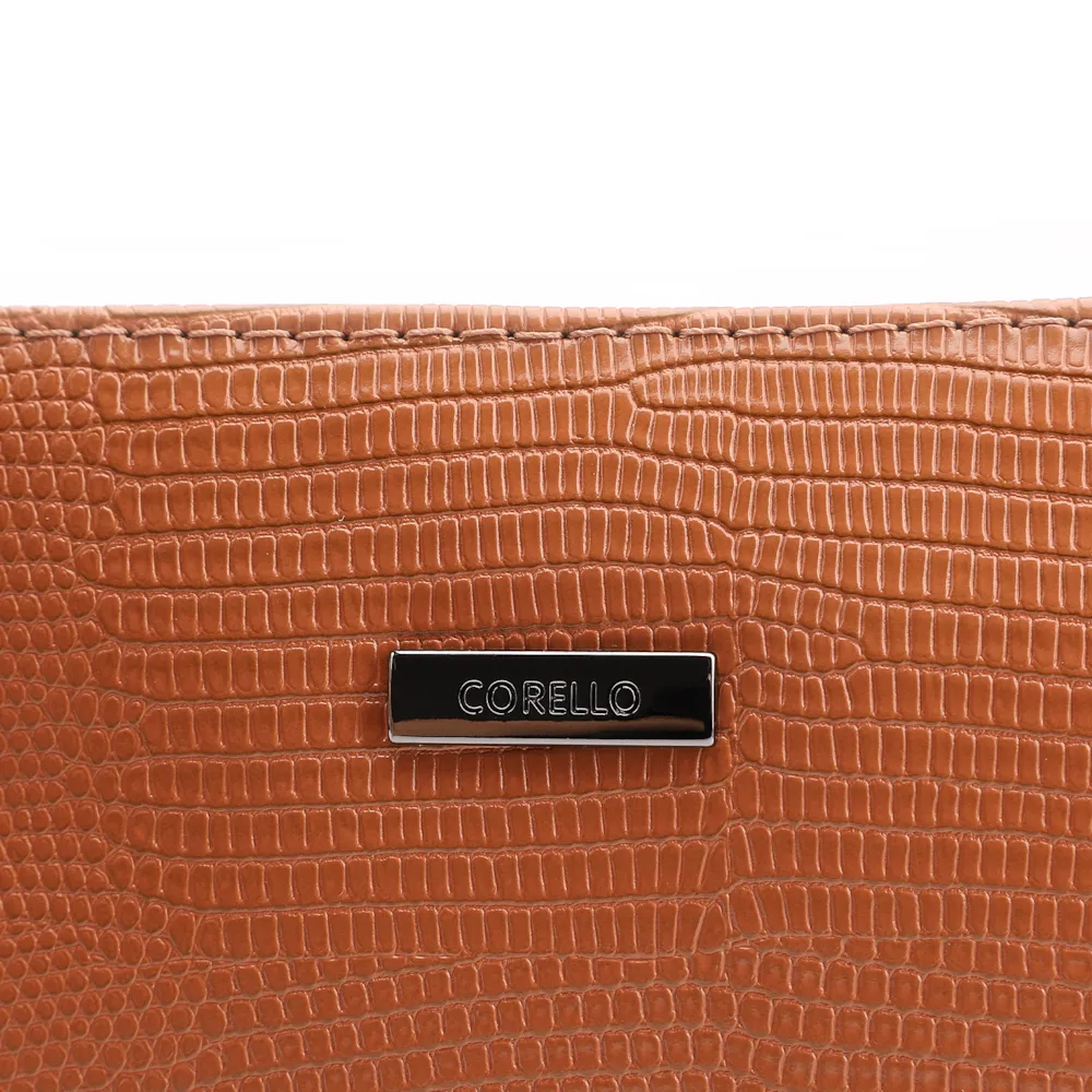 Bolsa Transversal Alt Lezard Marrom Claro - imagem 6