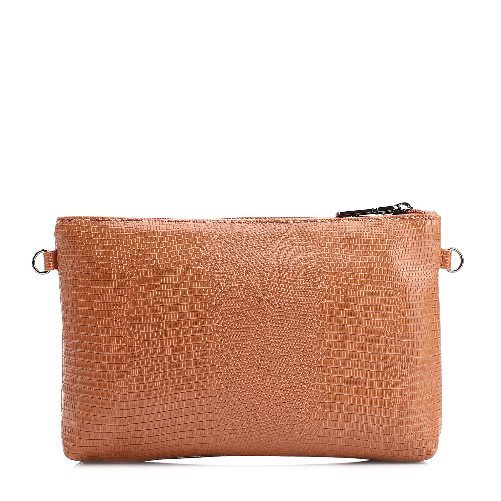 Bolsa Transversal Alt Lezard Marrom Claro
