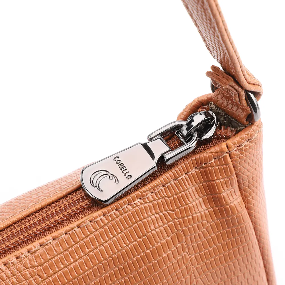 Bolsa Transversal Alt Lezard Marrom Claro - imagem 5