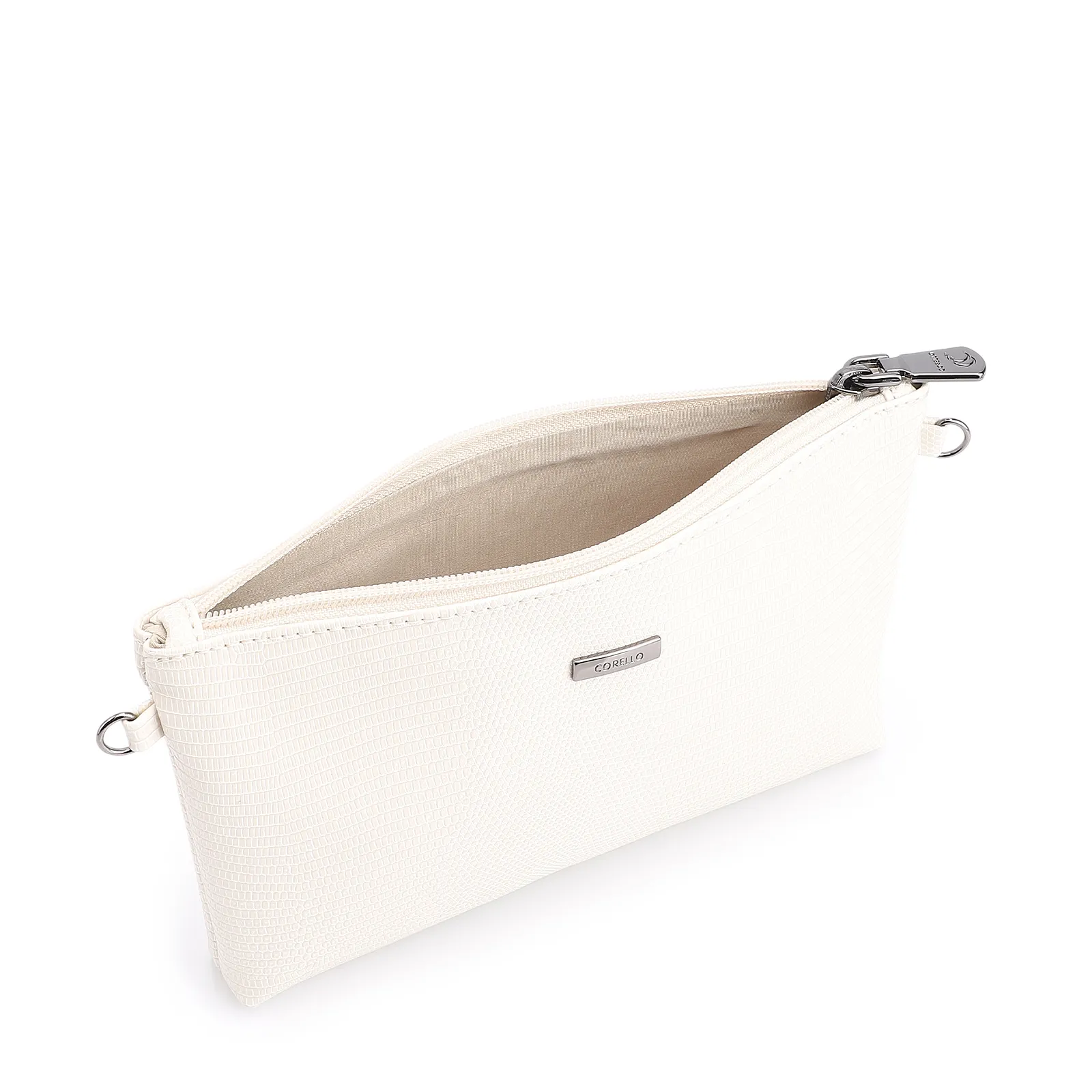 Bolsa Transversal Alt Lezard Off White