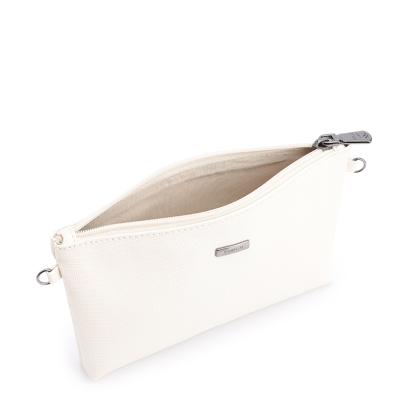 Bolsa Transversal Alt Lezard Off White