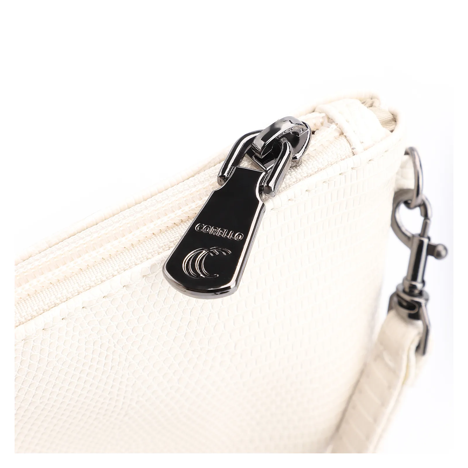 Bolsa Transversal Alt Lezard Off White