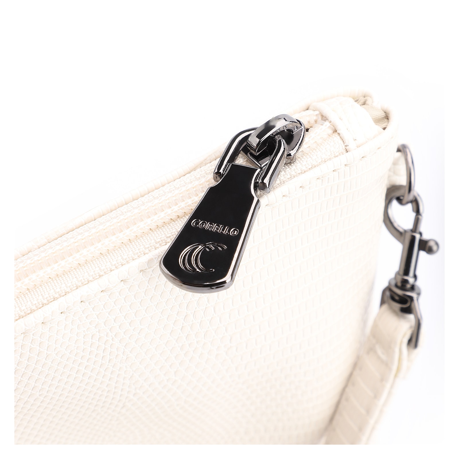 Bolsa Transversal Alt Lezard Off White