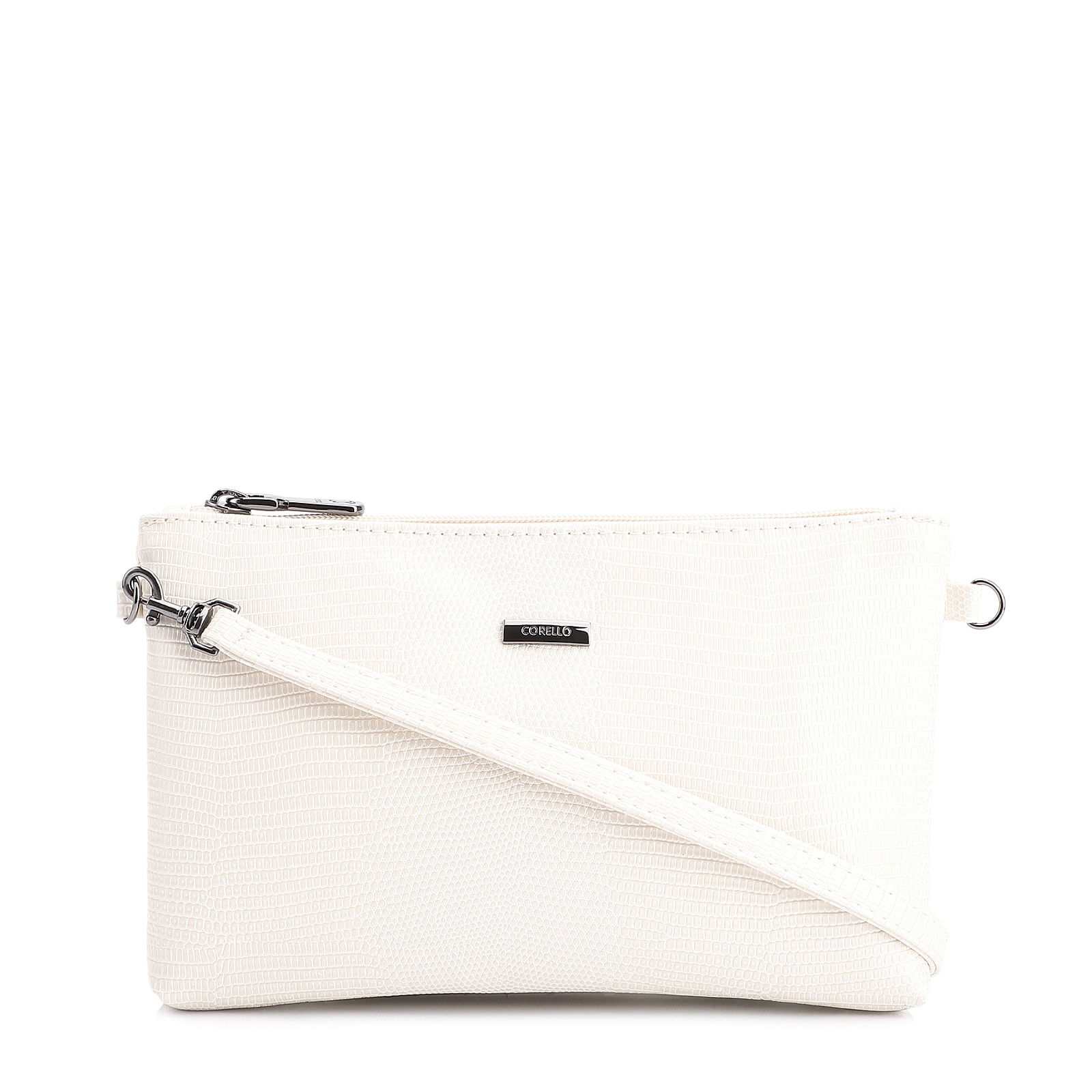 Bolsa Transversal Alt Lezard Off White