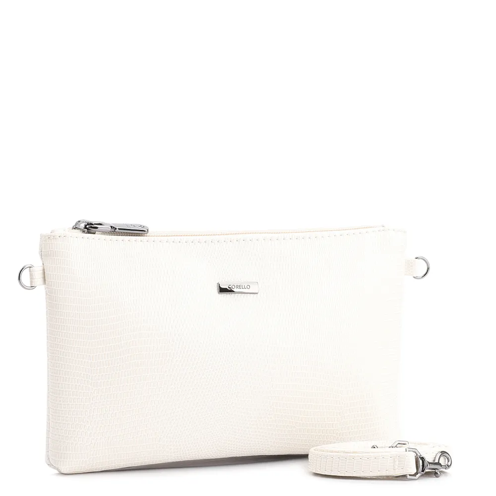 Bolsa Transversal Alt Lezard Off White - imagem 2