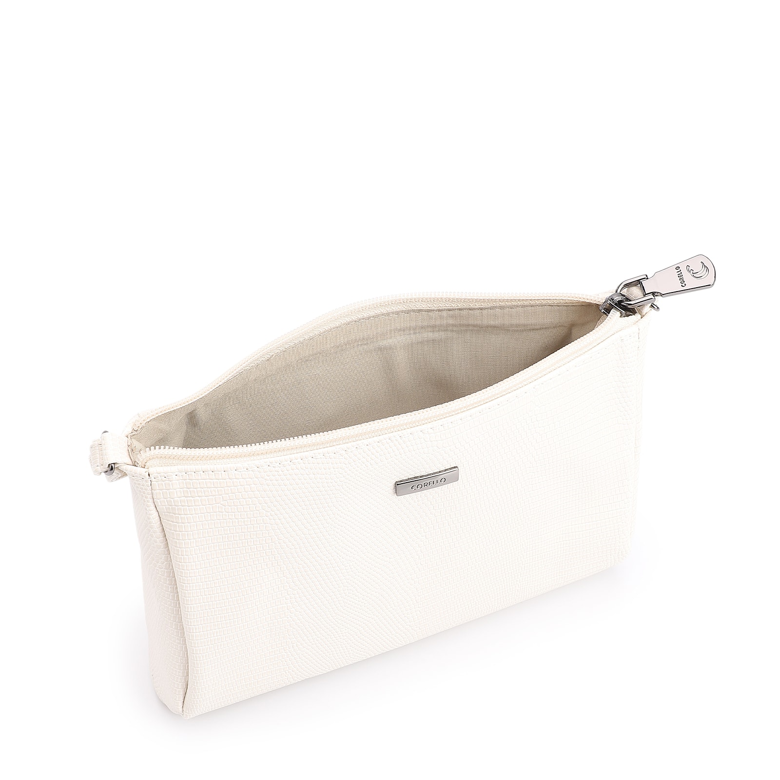 Bolsa Transversal Alt Lezard Off White