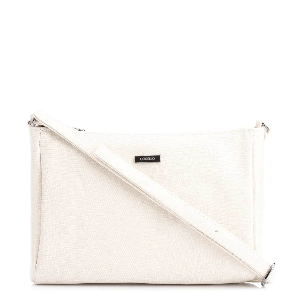 Bolsa Transversal Alt Lezard Off White