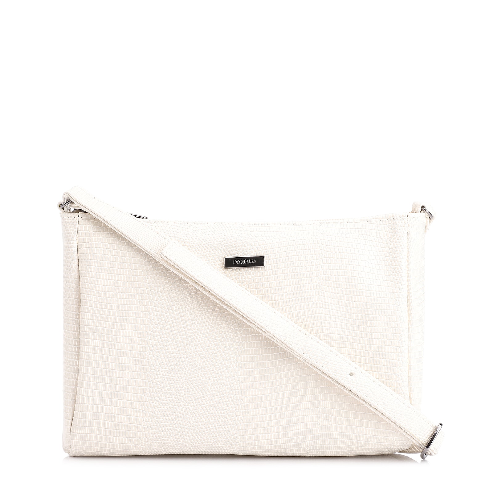 Bolsa Transversal Alt Lezard Off White