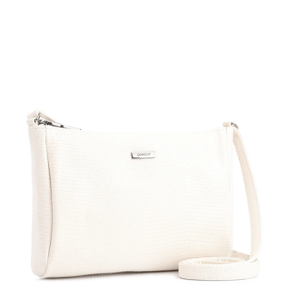 Bolsa Transversal Alt Lezard Off White - imagem 2