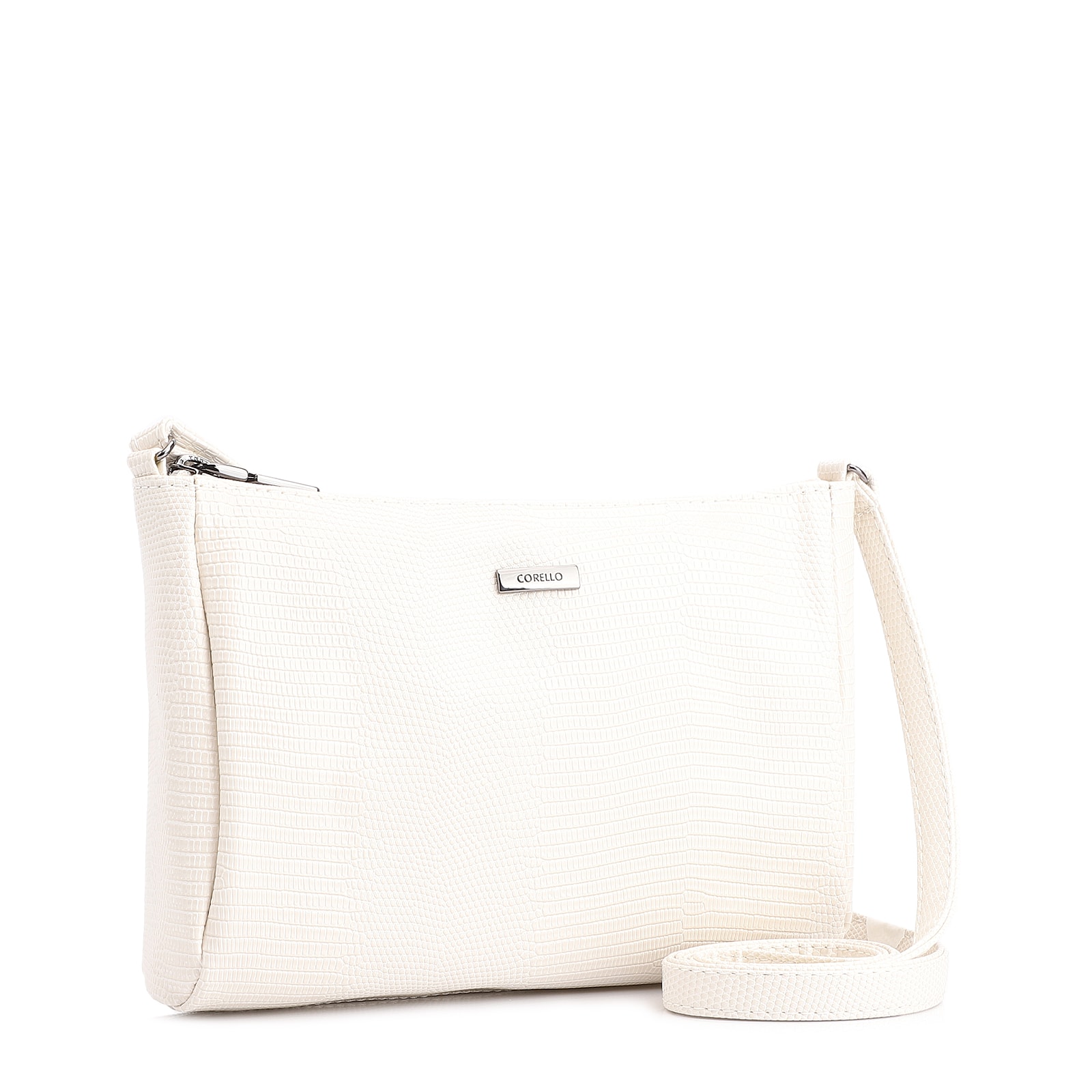 Bolsa Transversal Alt Lezard Off White