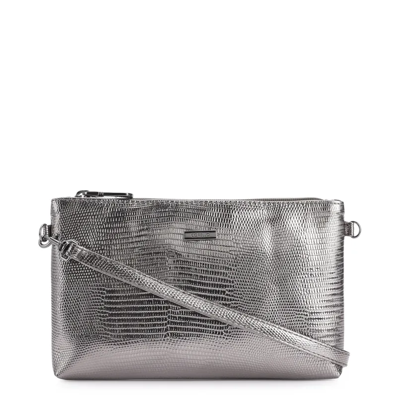 Bolsa Transversal Alt Lezard Prata