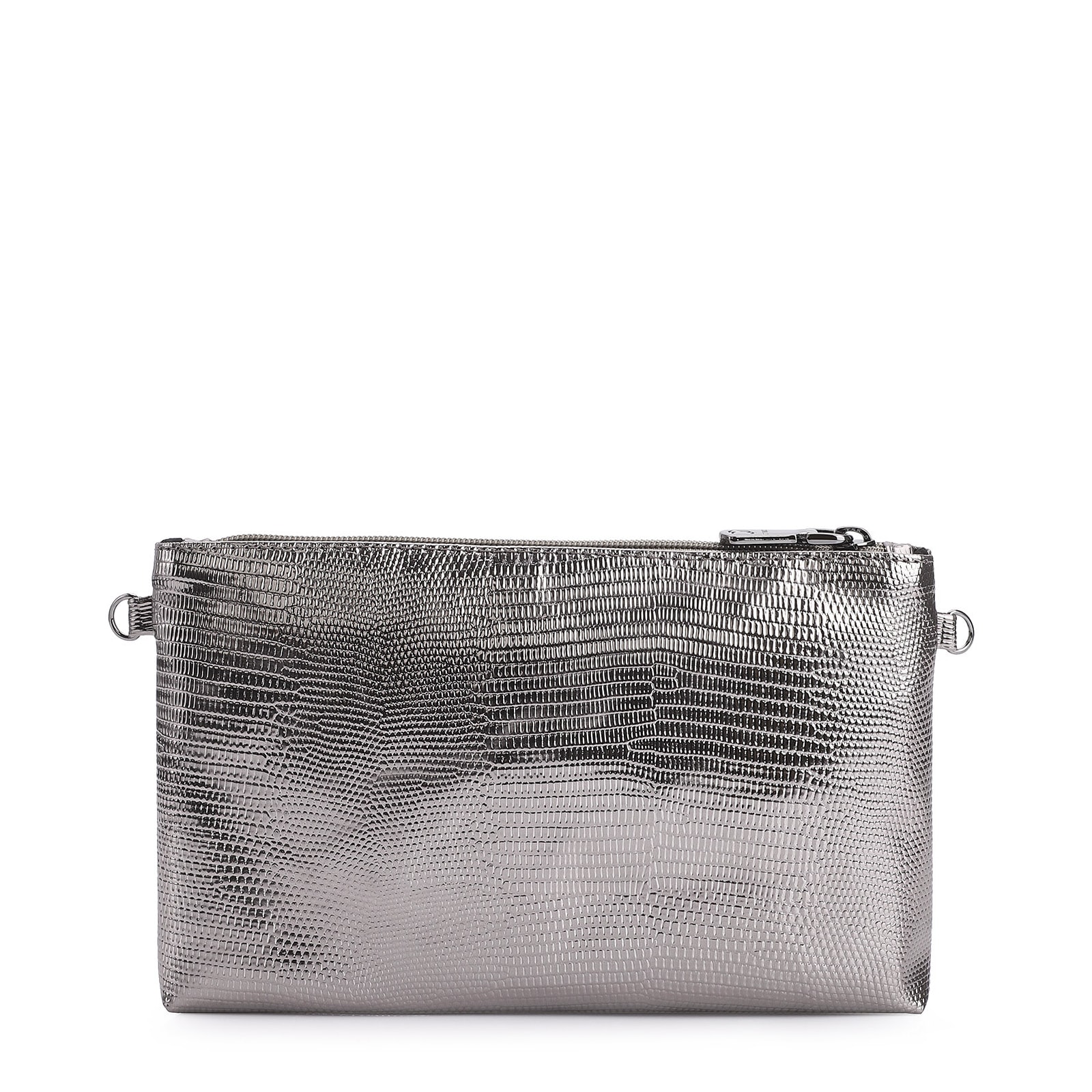 Bolsa Transversal Alt Lezard Prata