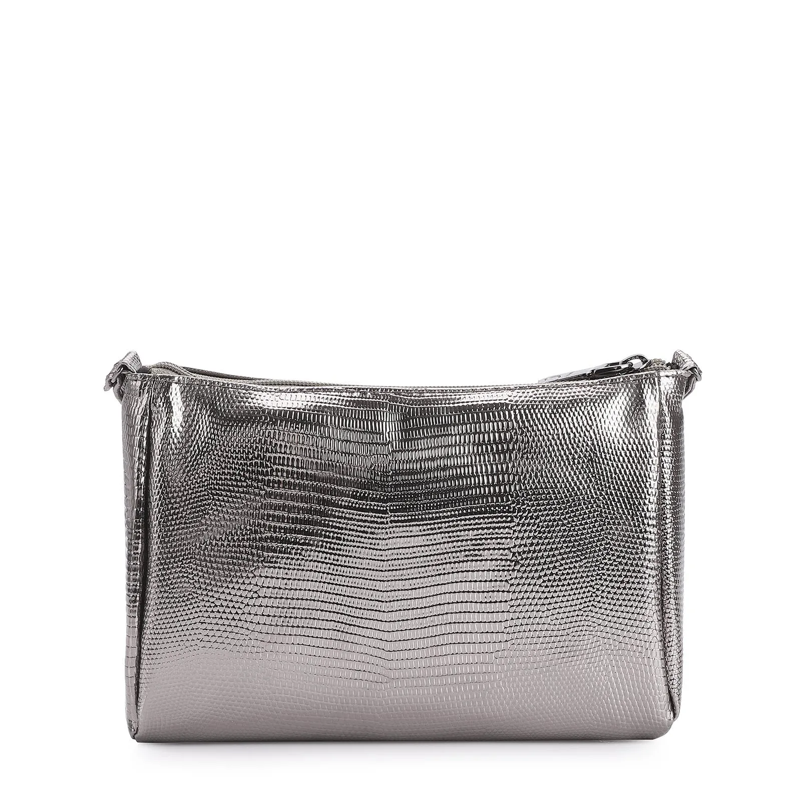 Bolsa Transversal Alt Lezard Prata