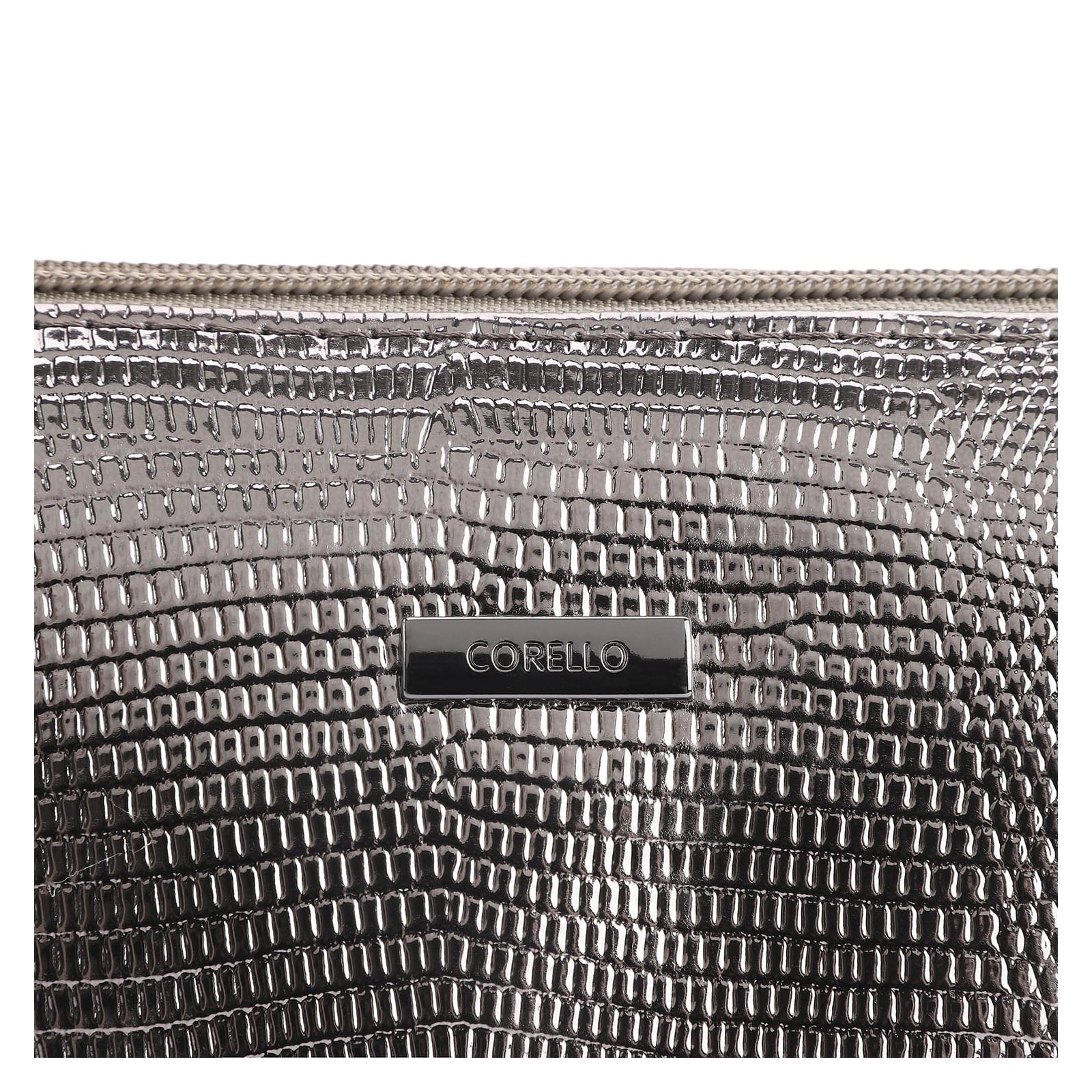 Bolsa Transversal Alt Lezard Prata