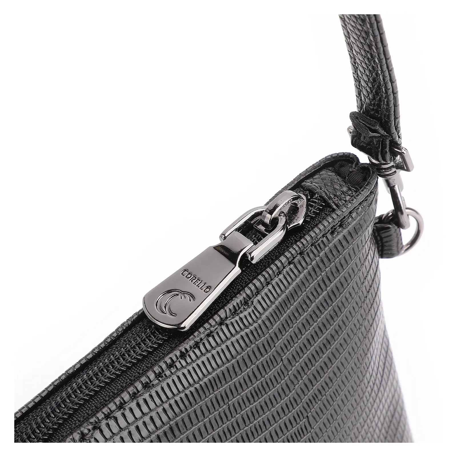 Bolsa Transversal Alt Lezard Preto
