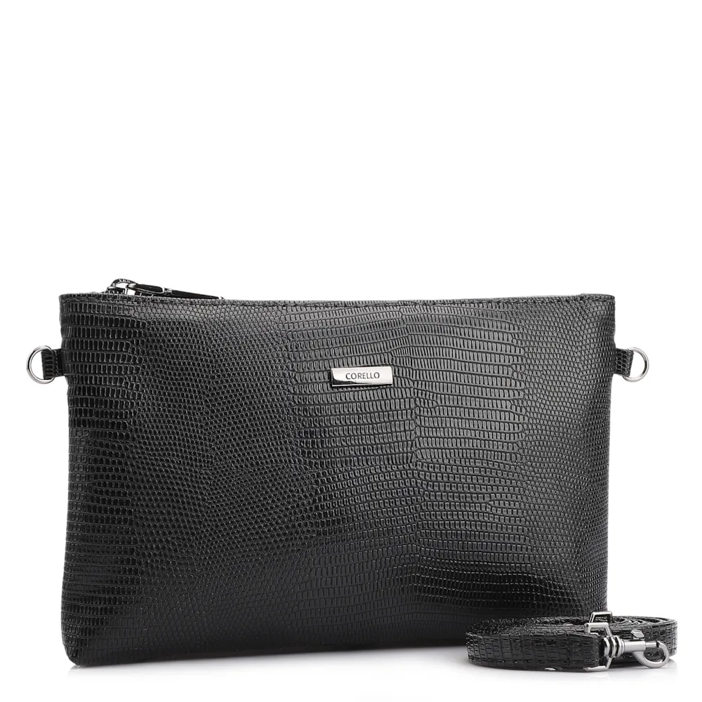 Bolsa Transversal Alt Lezard Preto - imagem 2