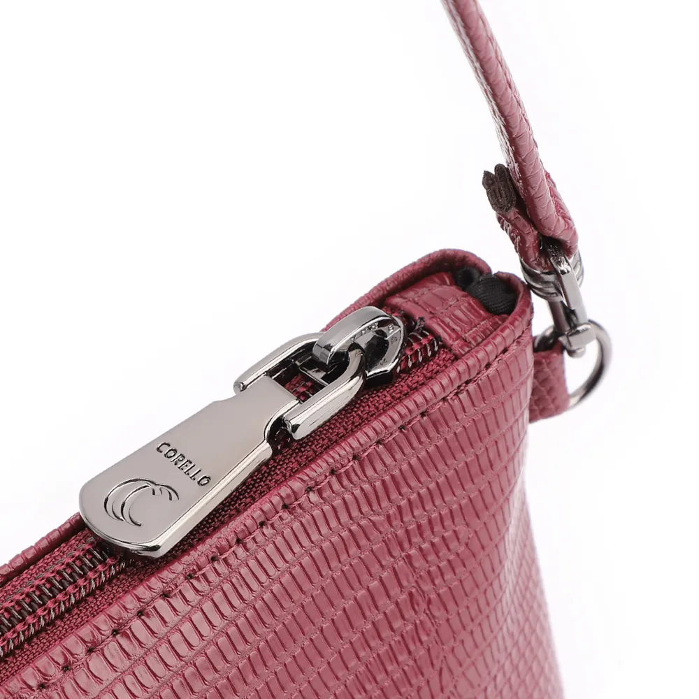 Bolsa Transversal Alt Lezard Vinho - imagem 5