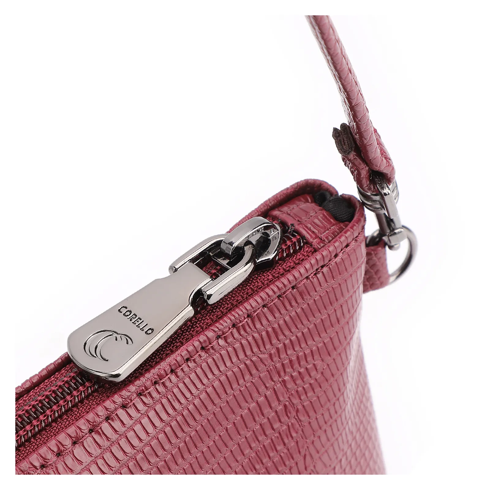 Bolsa Transversal Alt Lezard Vinho