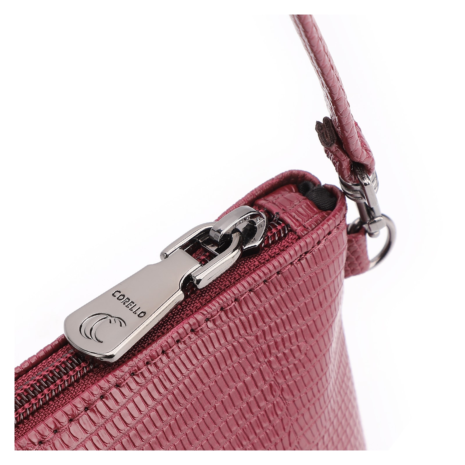 Bolsa Transversal Alt Lezard Vinho