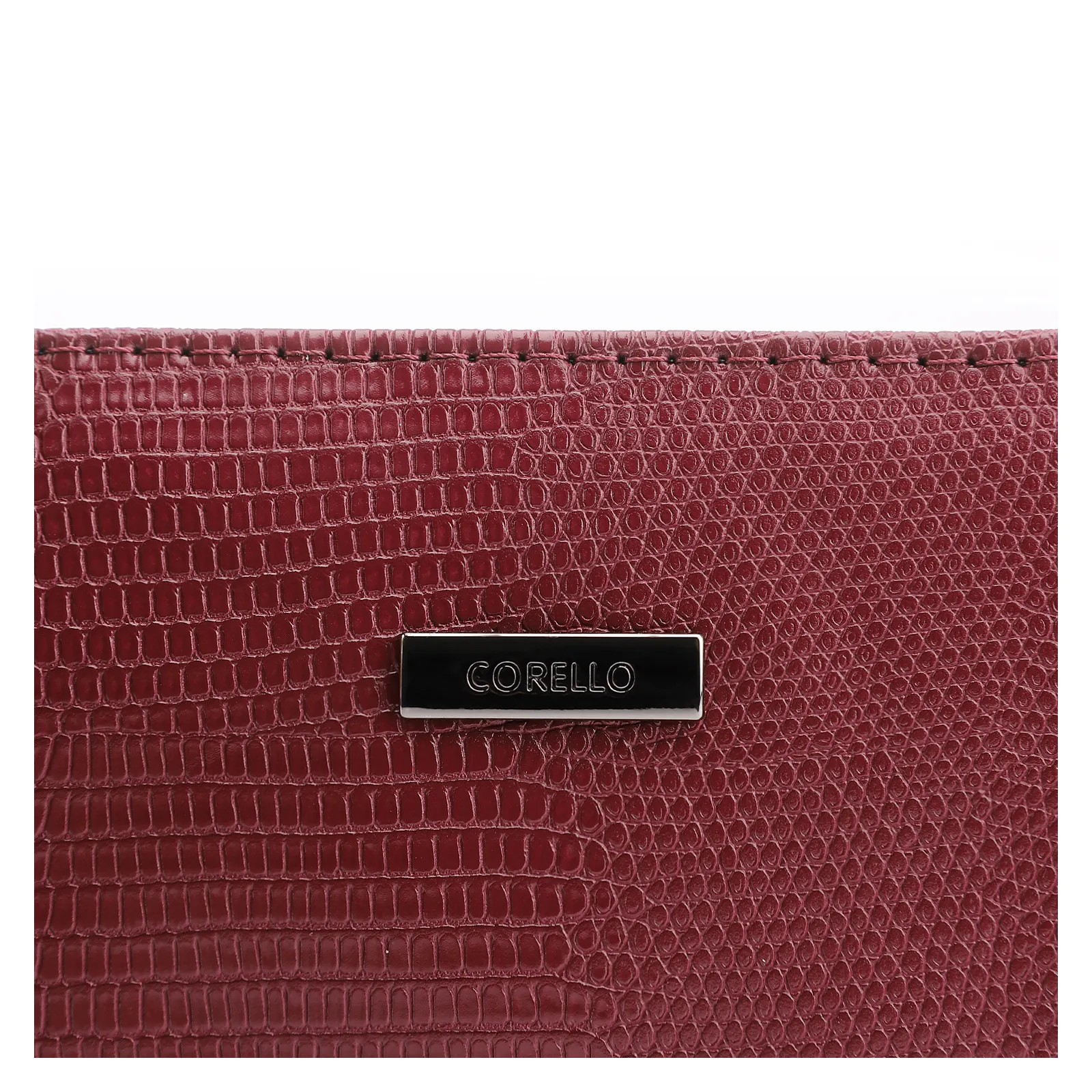Bolsa Transversal Alt Lezard Vinho