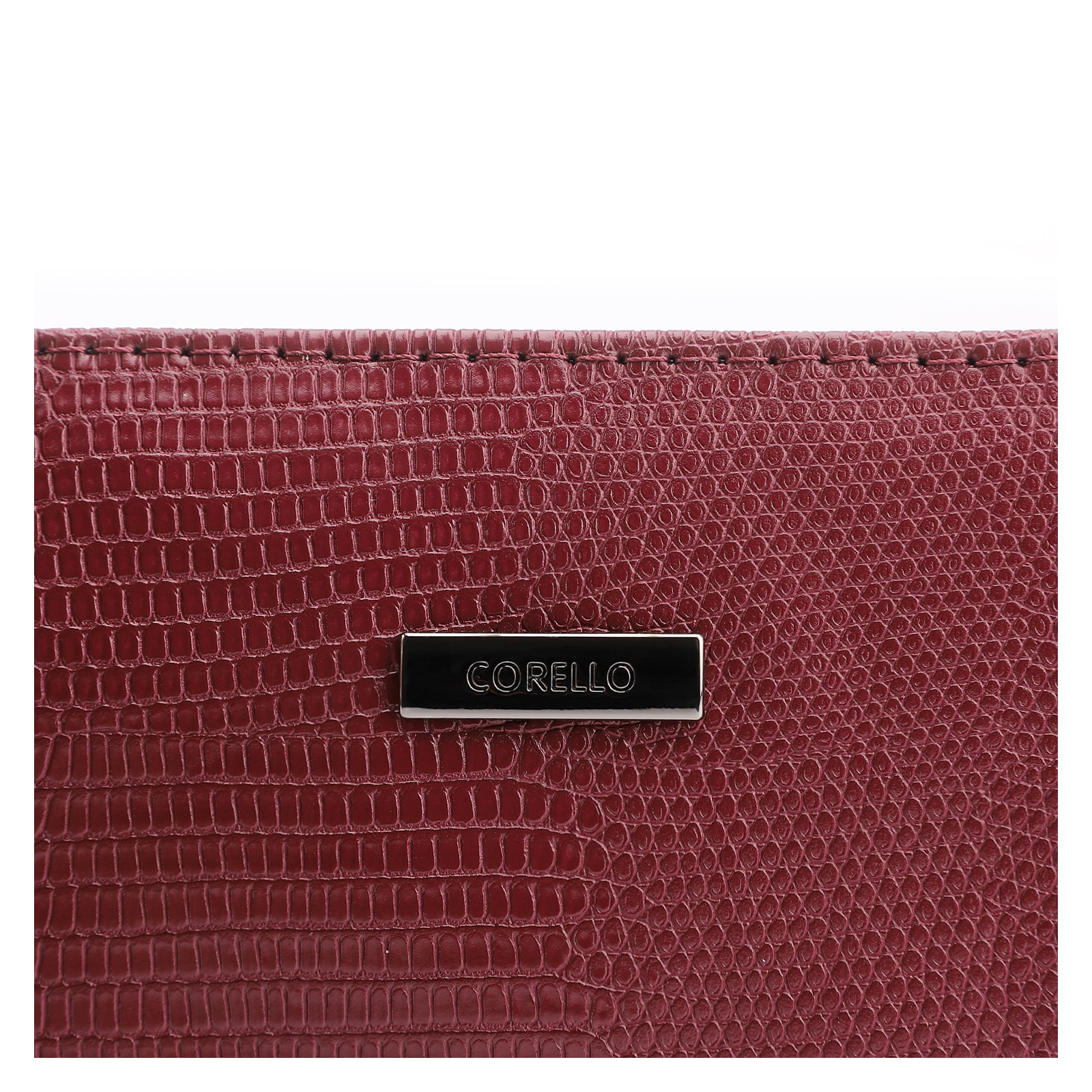 Bolsa Transversal Alt Lezard Vinho