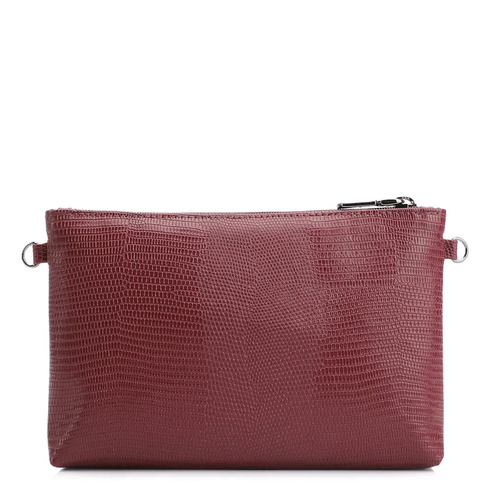 Bolsa Transversal Alt Lezard Vinho - imagem 3