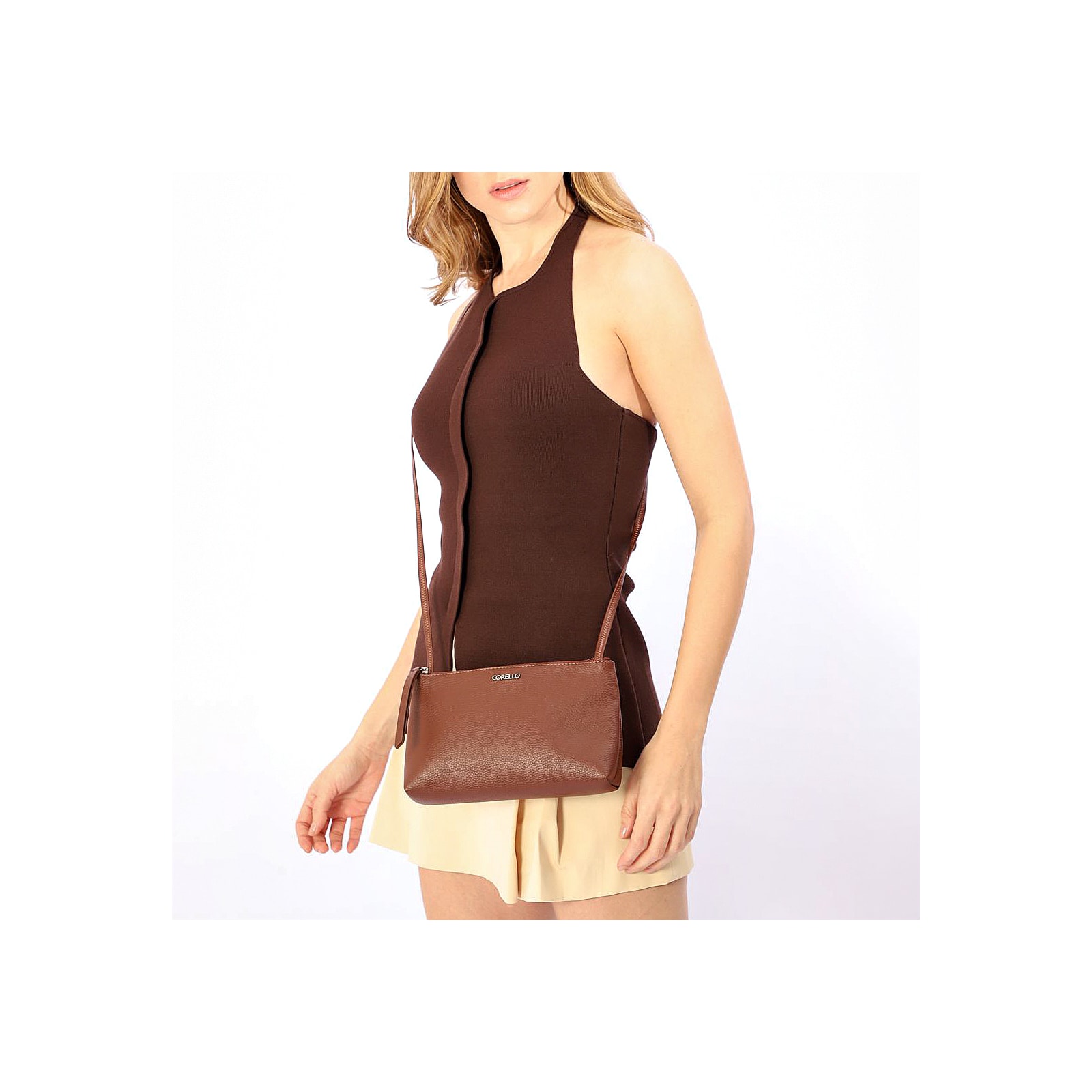 Bolsa Transversal Alt Marrom