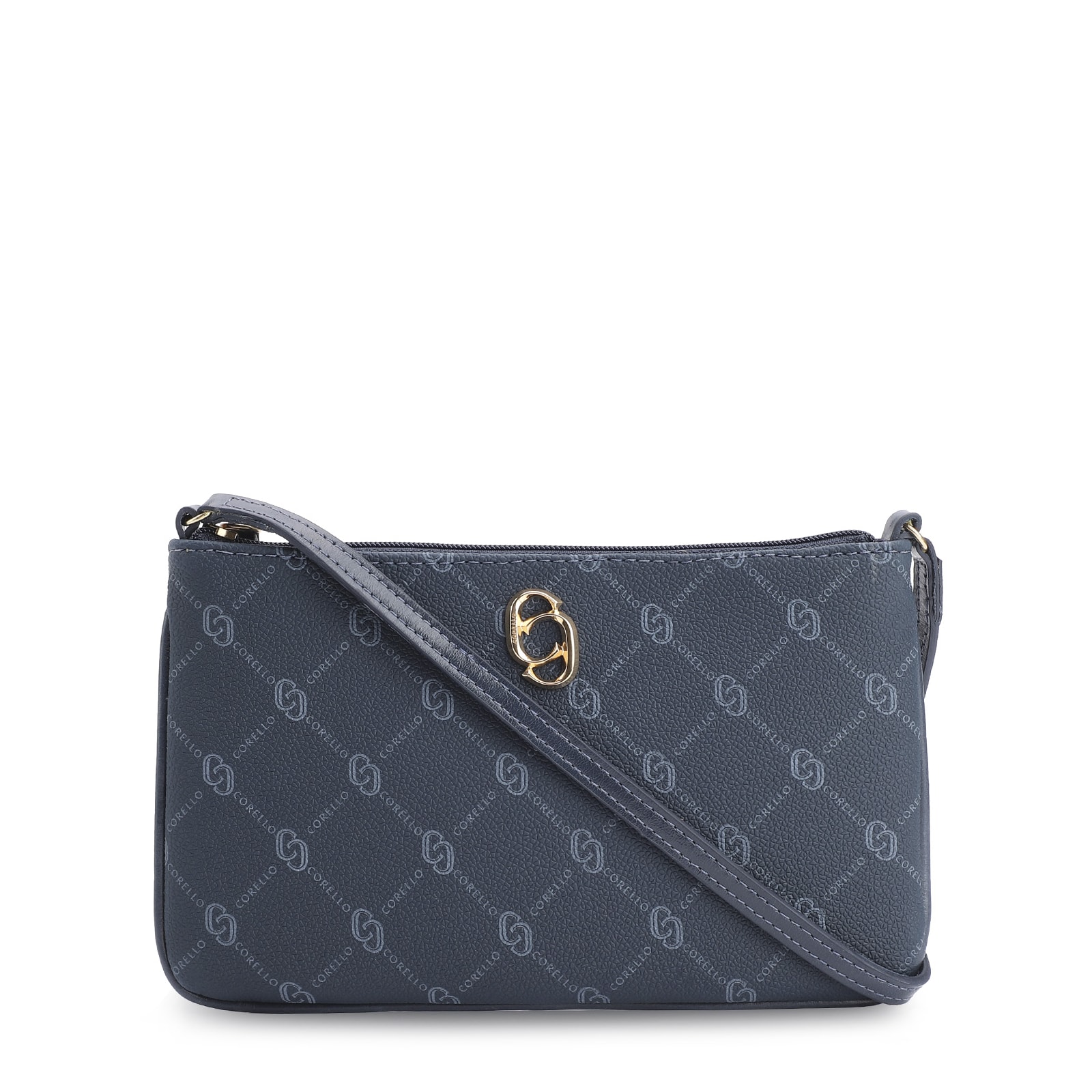 Bolsa Transversal Alt Monograma Azul