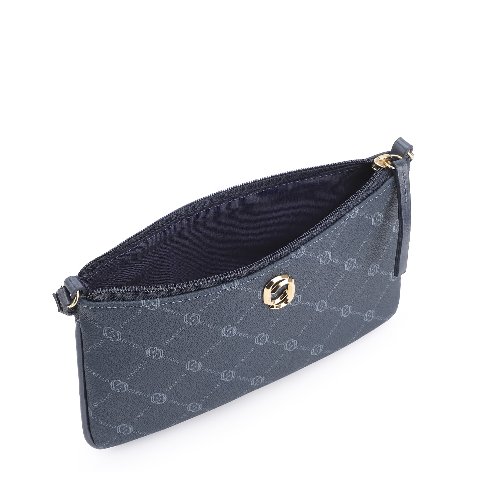Bolsa Transversal Alt Monograma Azul