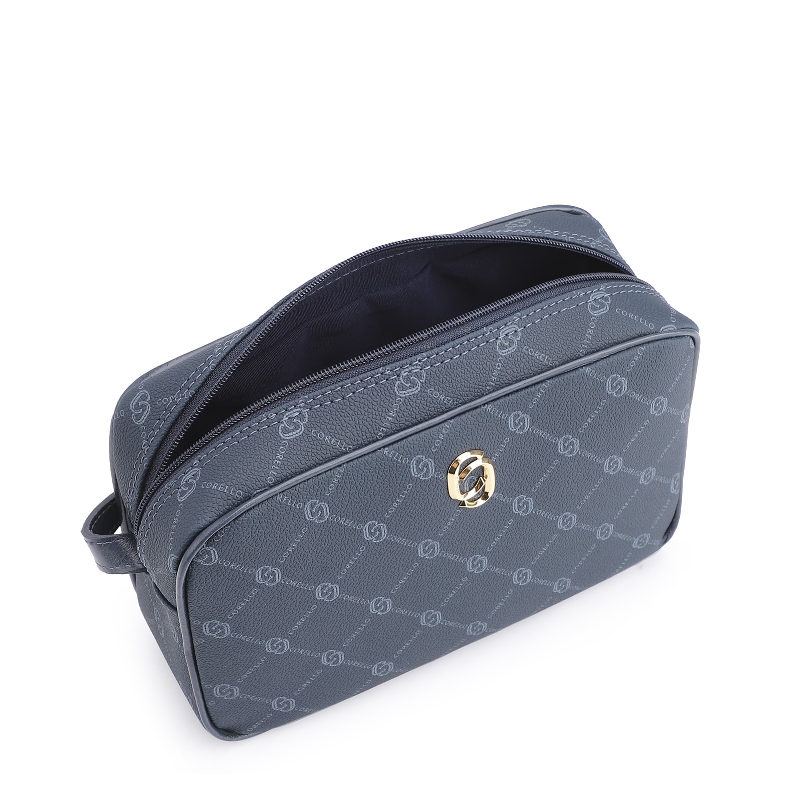 Bolsa Transversal Alt Monograma Azul