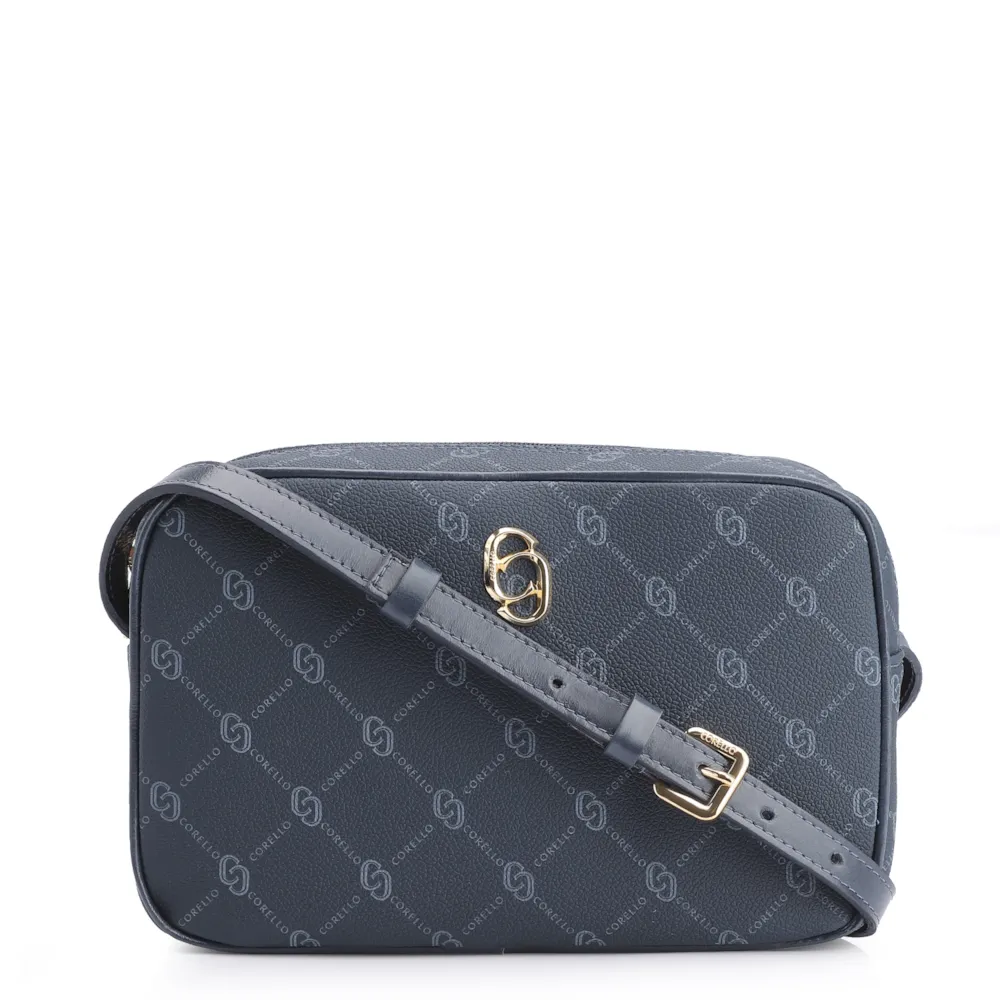 Bolsa Transversal Alt Monograma Azul