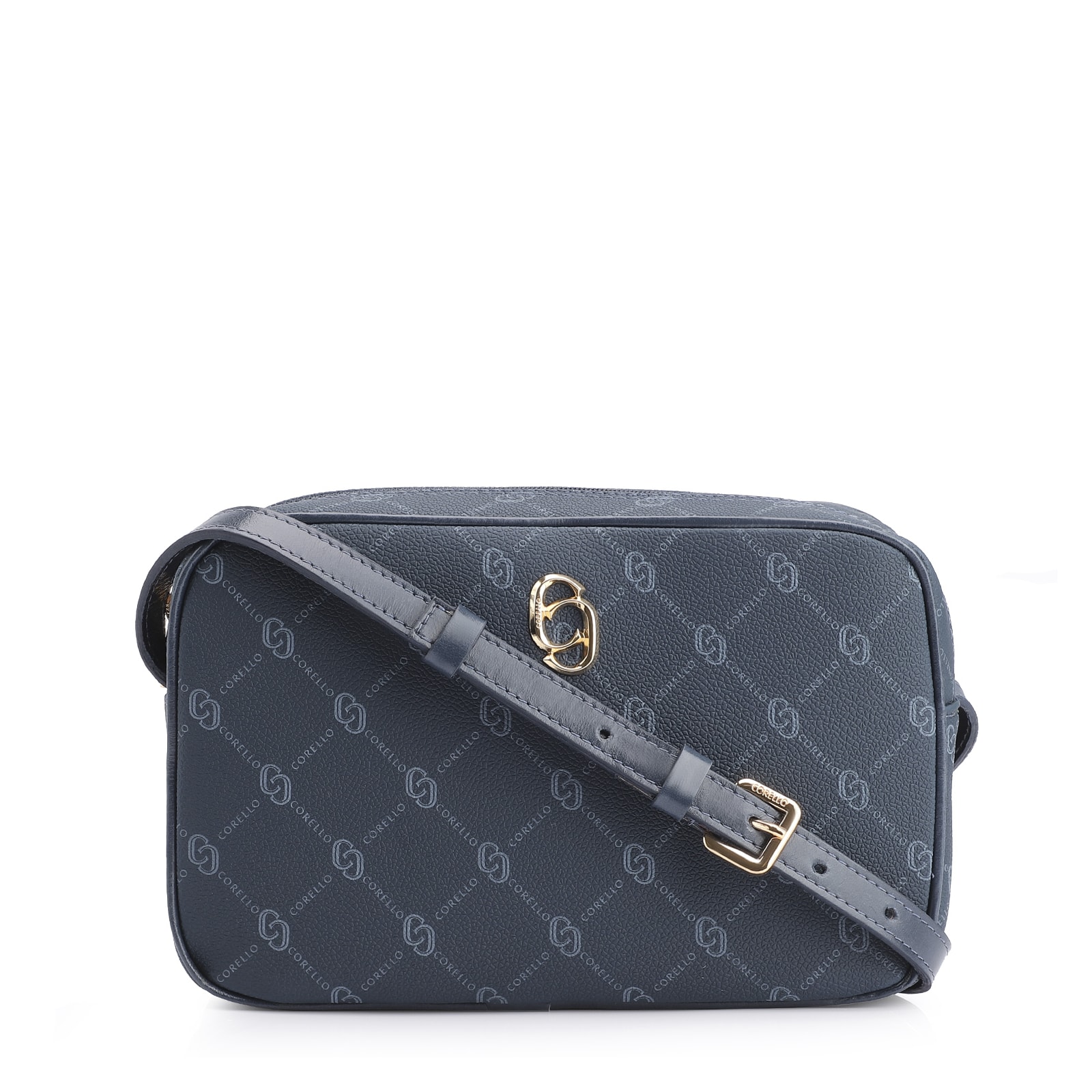 Bolsa Transversal Alt Monograma Azul