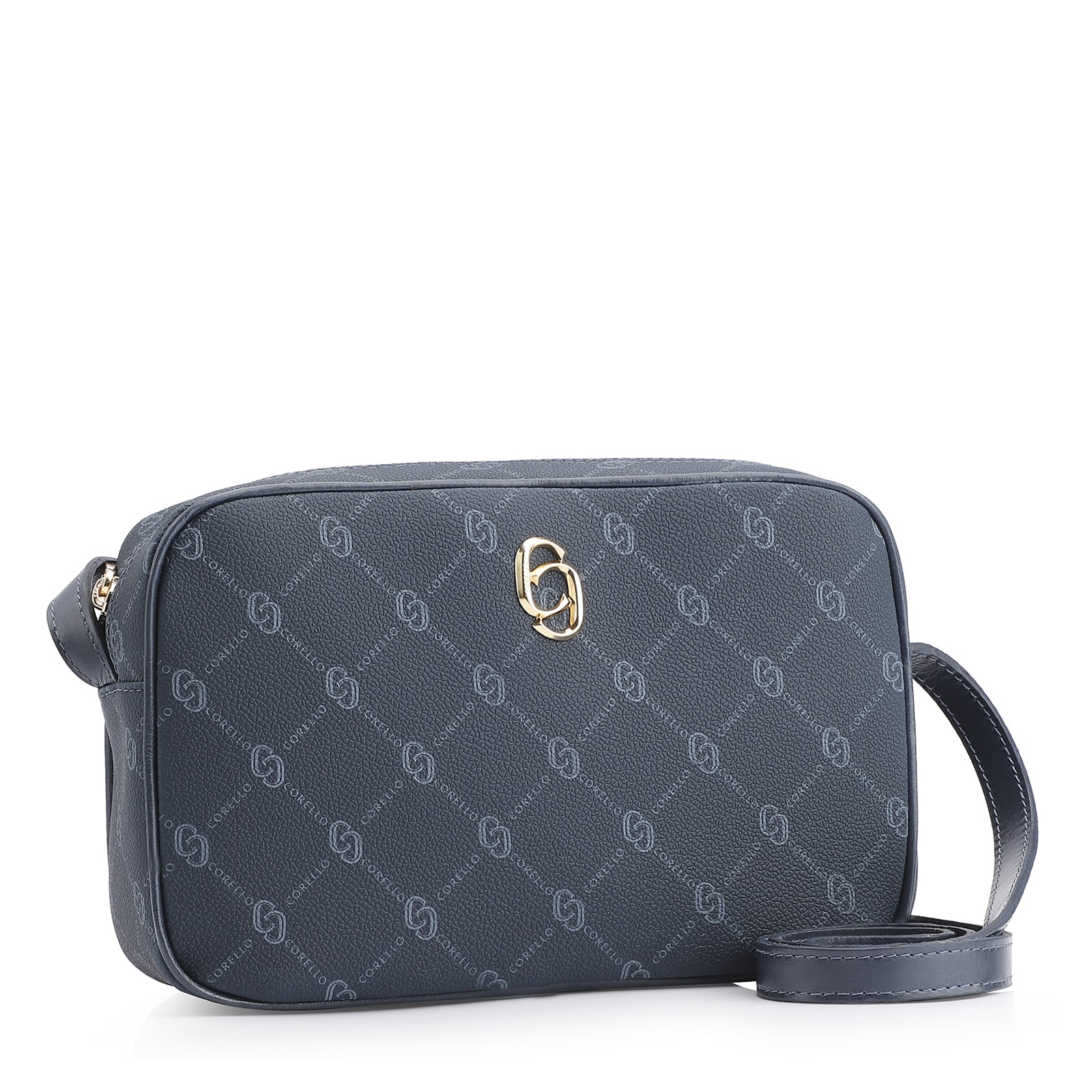 Bolsa Transversal Alt Monograma Azul