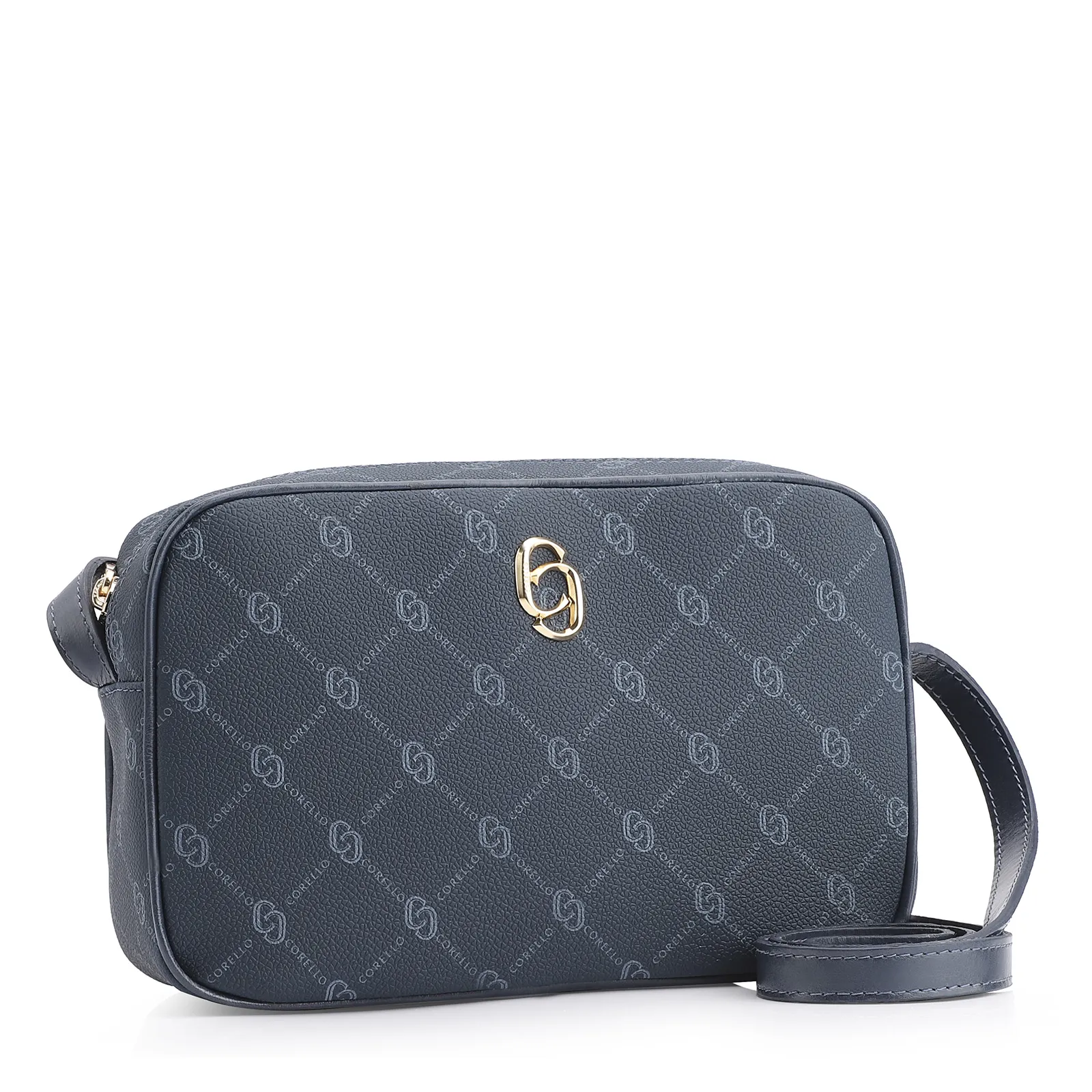 Bolsa Transversal Alt Monograma Azul