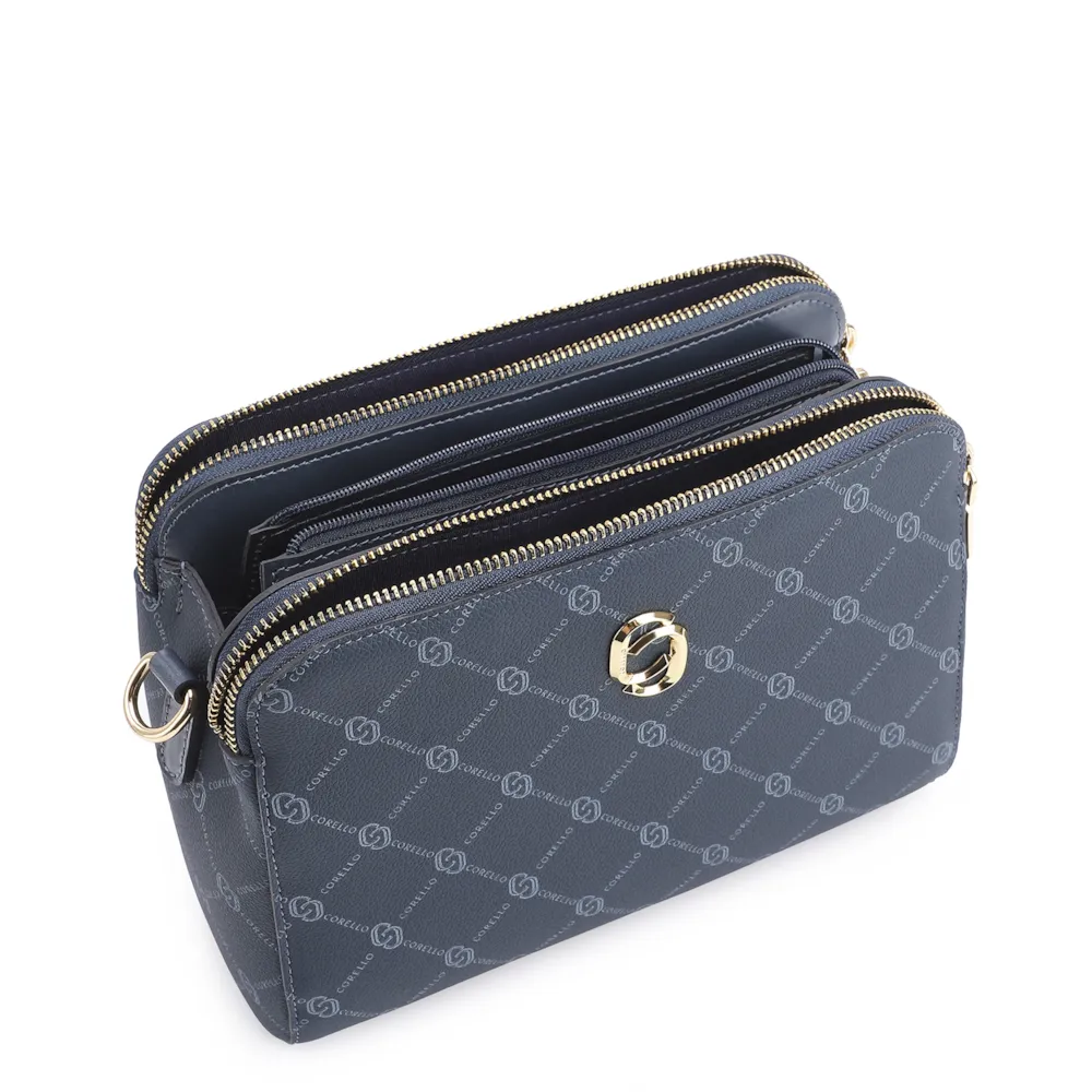 Bolsa Transversal Alt Monograma Azul - imagem 4