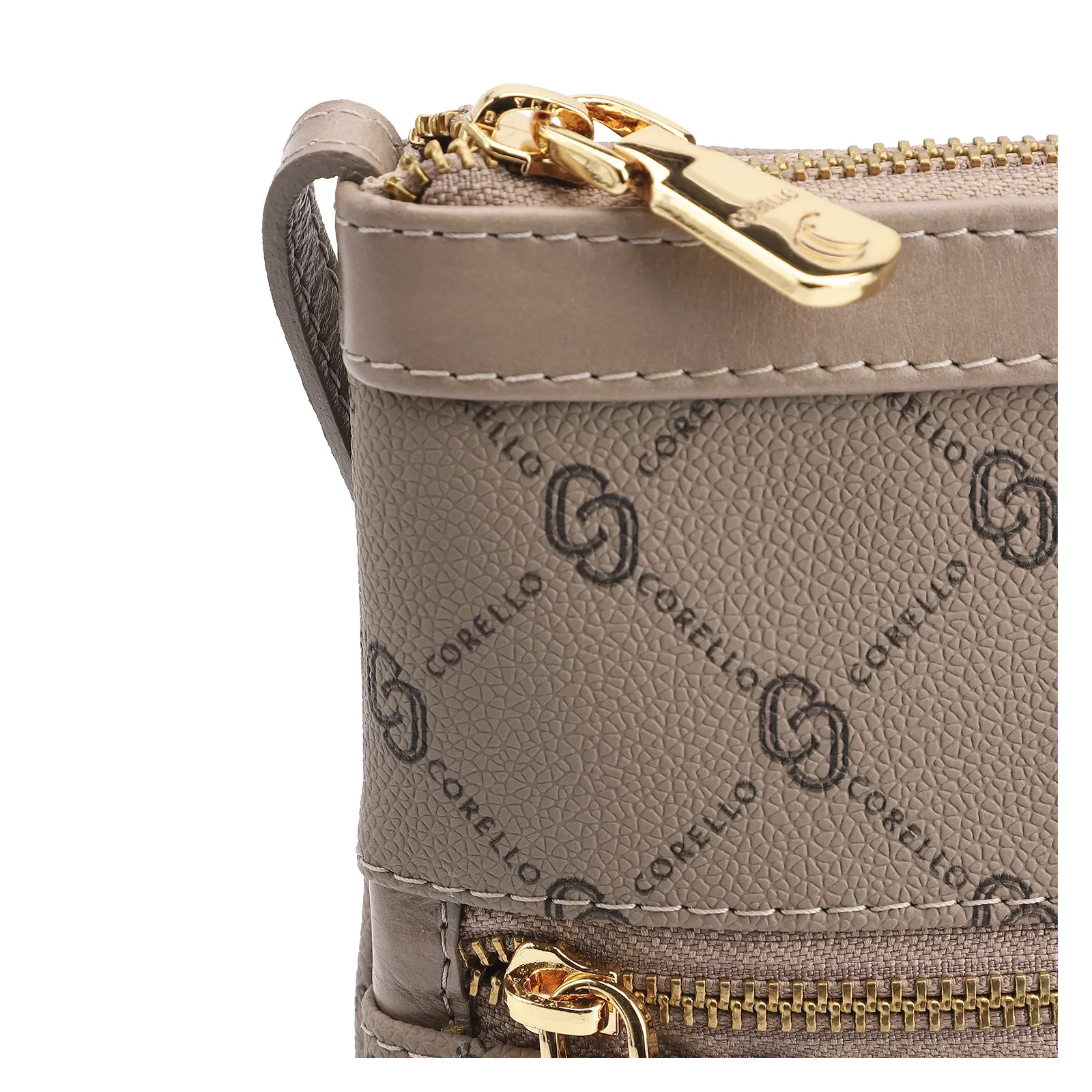 Bolsa Transversal Alt Monograma Bege