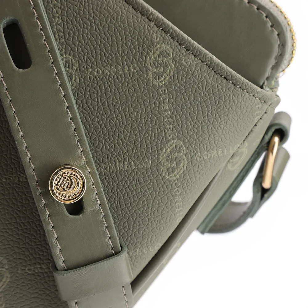 Bolsa Transversal Alt Monograma Couro Verde - imagem 5