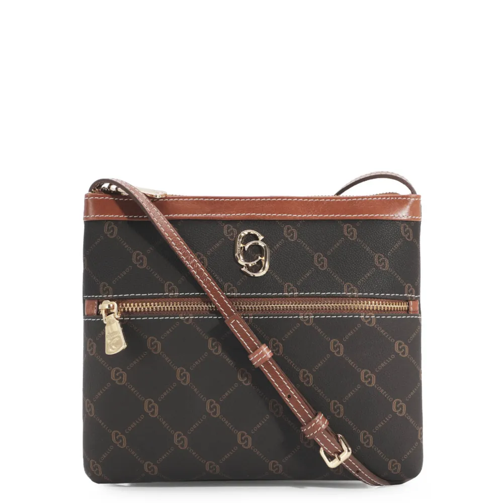 Bolsa Transversal Alt Monograma Marrom