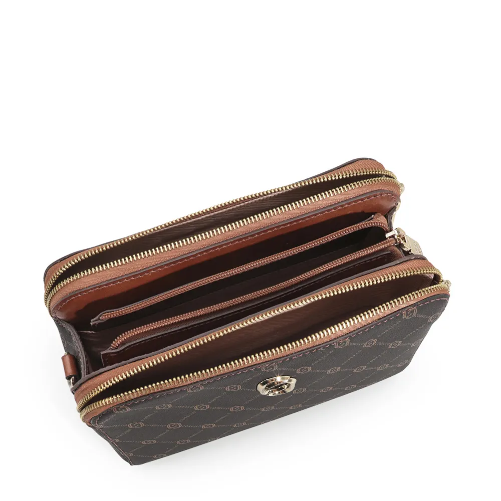 Bolsa Transversal Alt Monograma Marrom - imagem 5