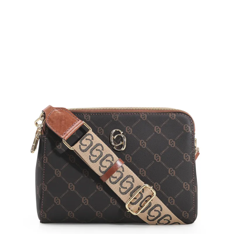Bolsa Transversal Alt Monograma Marrom