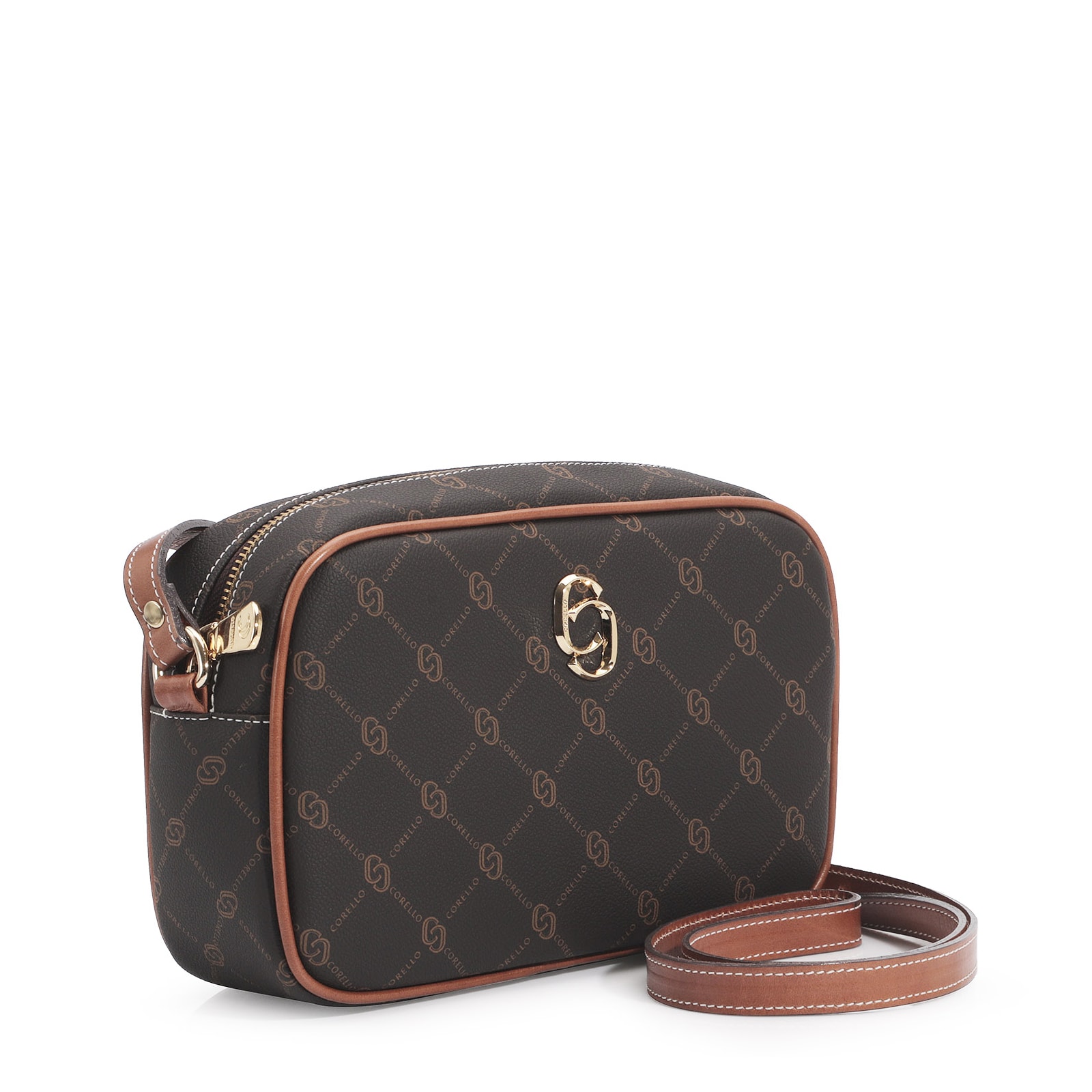Bolsa Transversal Alt Monograma Marrom