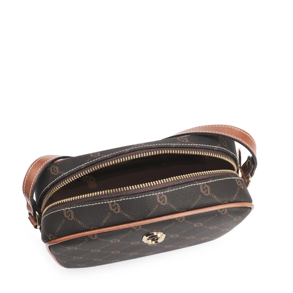 Bolsa Transversal Alt Monograma Marrom - imagem 5