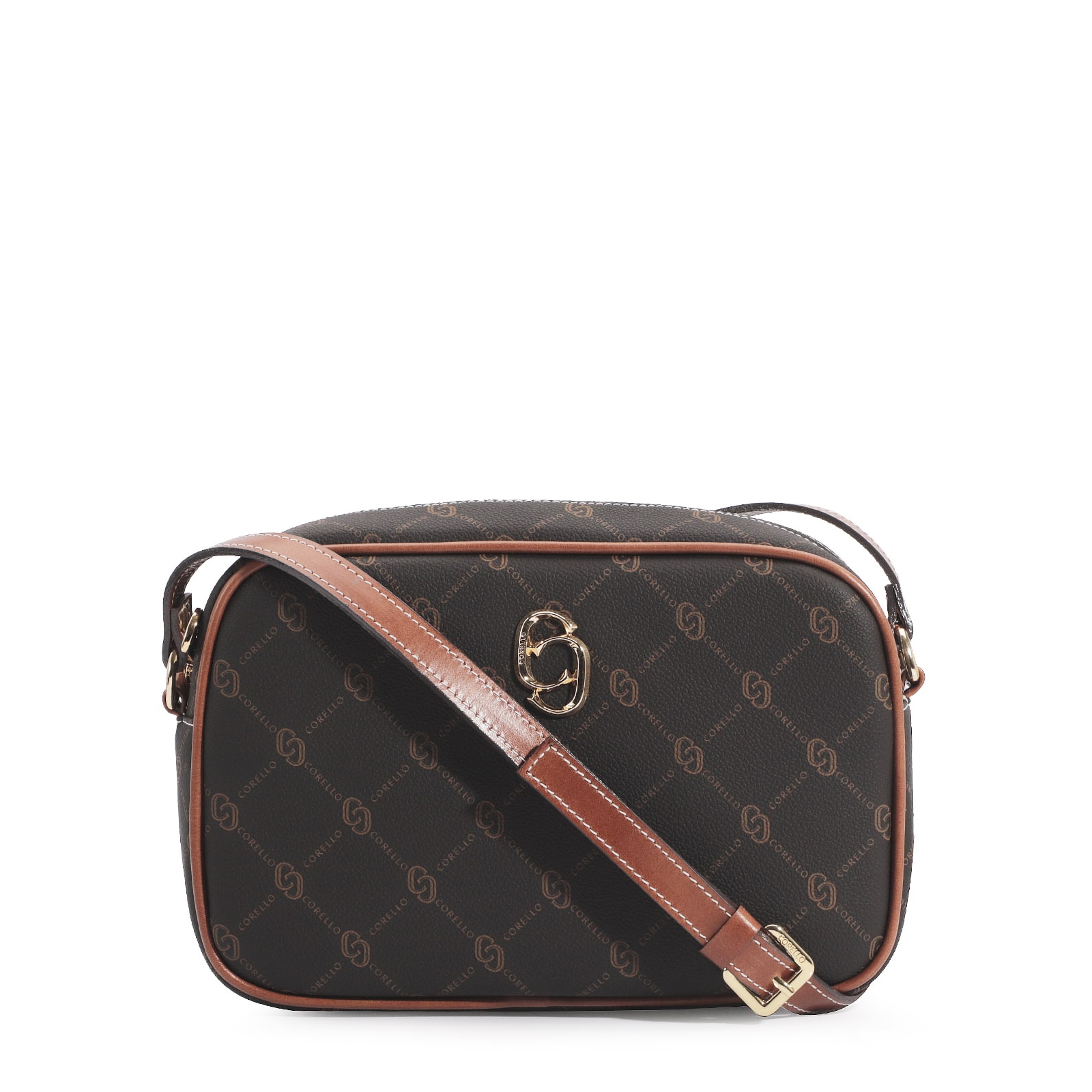 Bolsa Transversal Alt Monograma Marrom