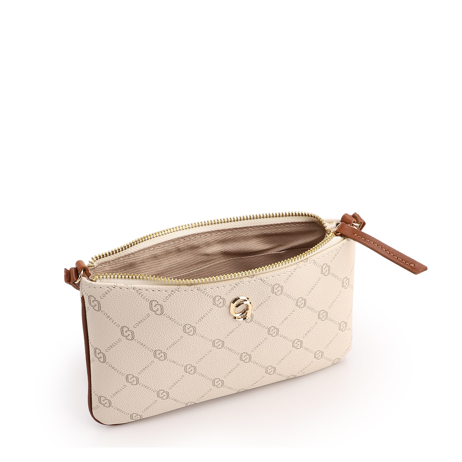 Bolsa Transversal Alt Monograma Off White