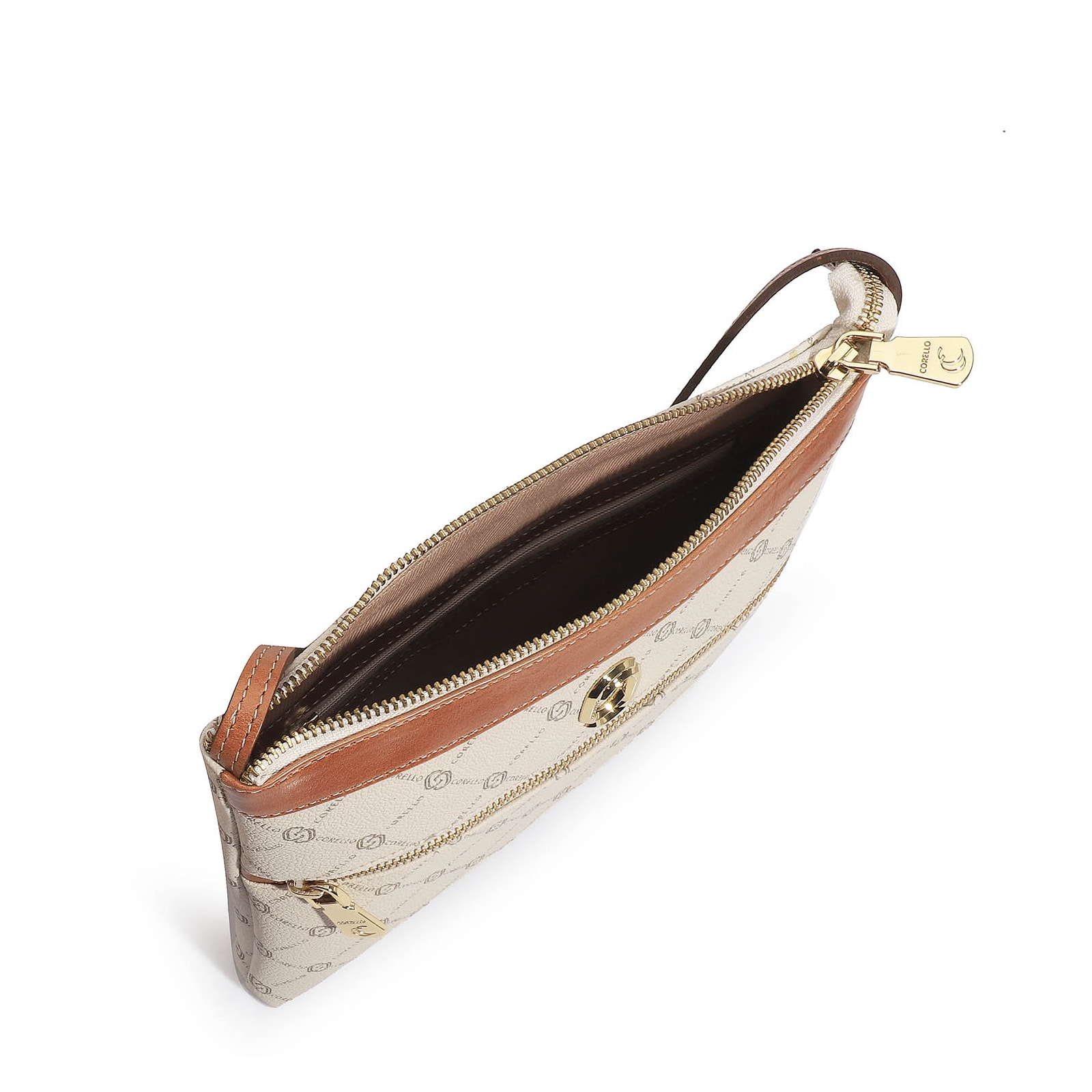 Bolsa Transversal Alt Monograma Off White