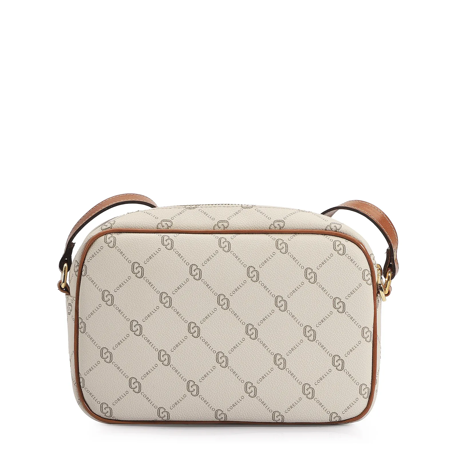 Bolsa Transversal Alt Monograma Off White